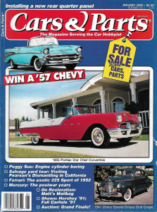 CARS & PARTS 1992 JAN - '52 STAR CHIEF CONV, PEGGY SUE, '52 FERRARI 225 SPORT 